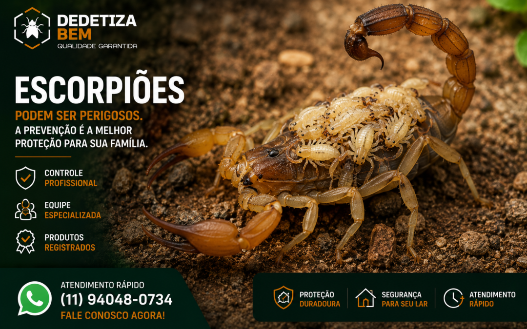 Dedetização Escorpião